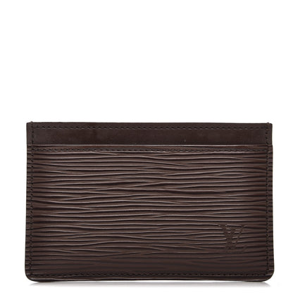 Louis Vuitton Epi Card Holder Moka 1 of 7