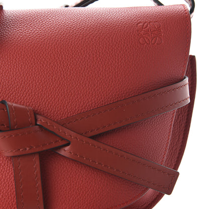 Loewe Soft Grain Calfskin Small Gate Crossbody Bag Scarlet Red Burnt Red 9 of 9