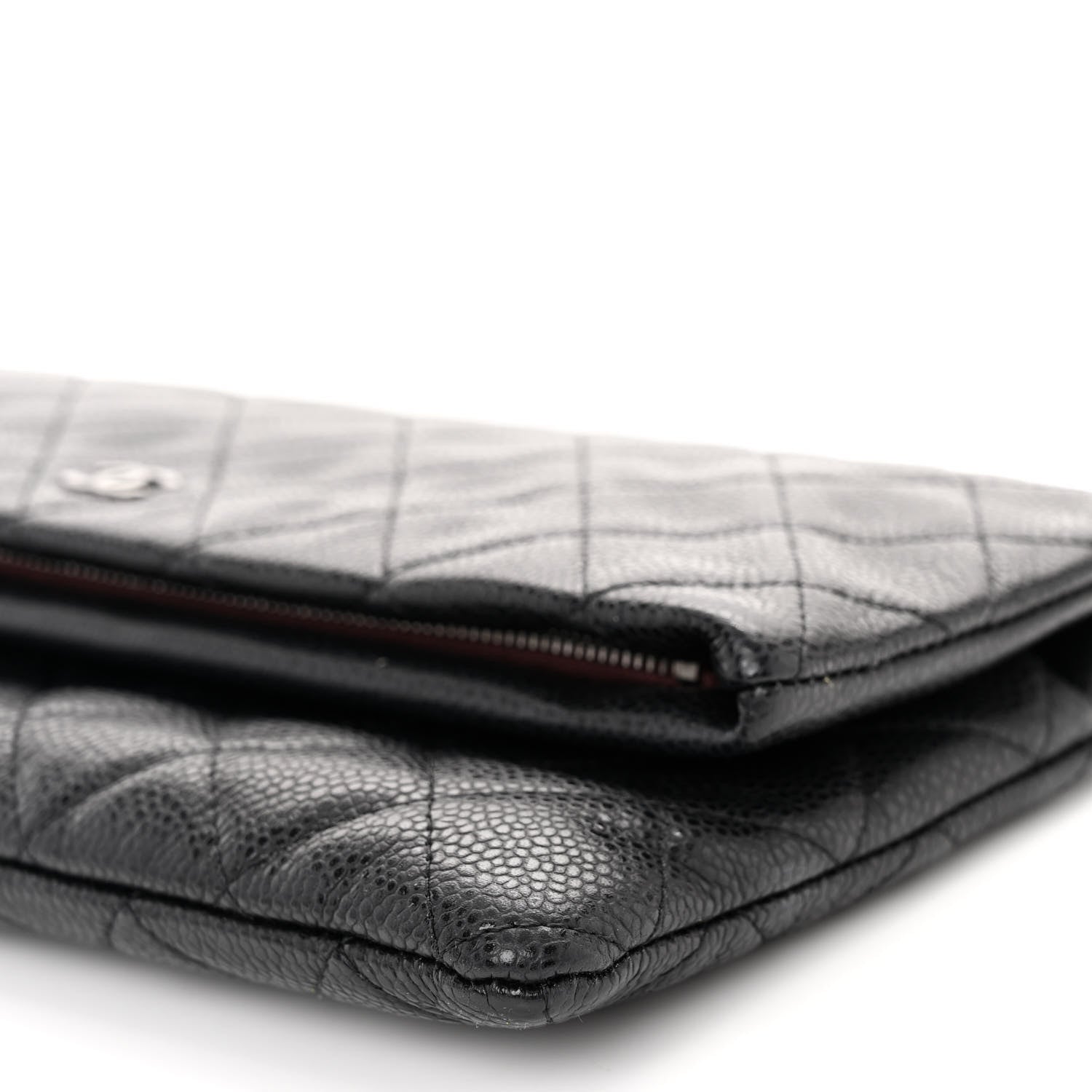 Chanel Caviar Quilted CC Beauty Clutch Black 10 of 11