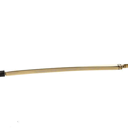 Chanel Aviator CC Sunglasses 4189-T-Q Gold 5 of 7