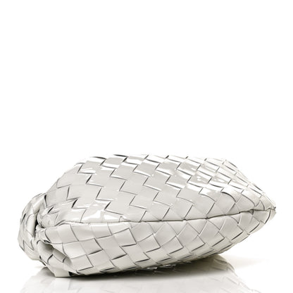 Bottega Veneta Patent Nappa Intrecciato Mini Jodie White 4 of 9