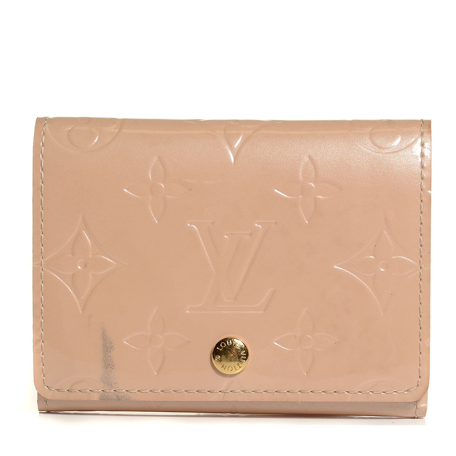 Louis Vuitton Vernis Business Card Holder Rose Florentin 1 of 7