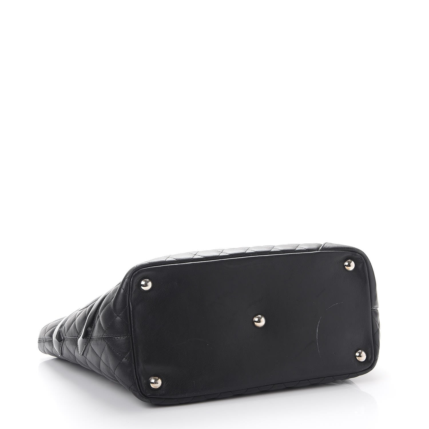 Chanel Calfskin Quilted Large Cambon Tote Black 4 of 11