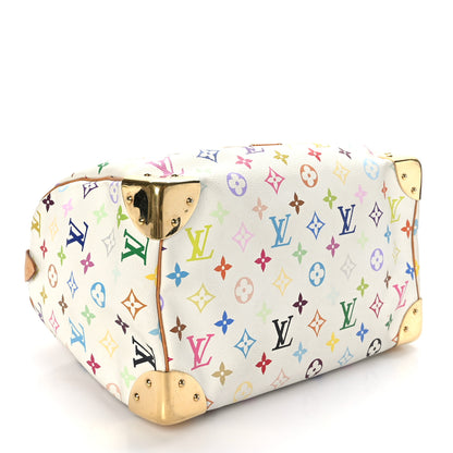 Louis Vuitton Monogram Multicolor Speedy 30 White 3 of 8