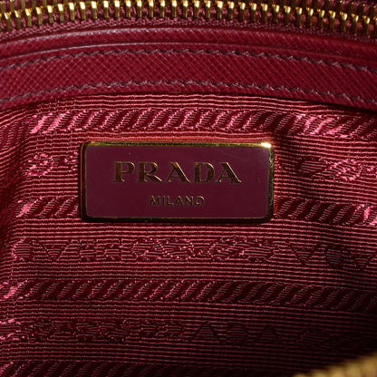 Prada Saffiano Lux Medium Tote Cherry 8 of 14
