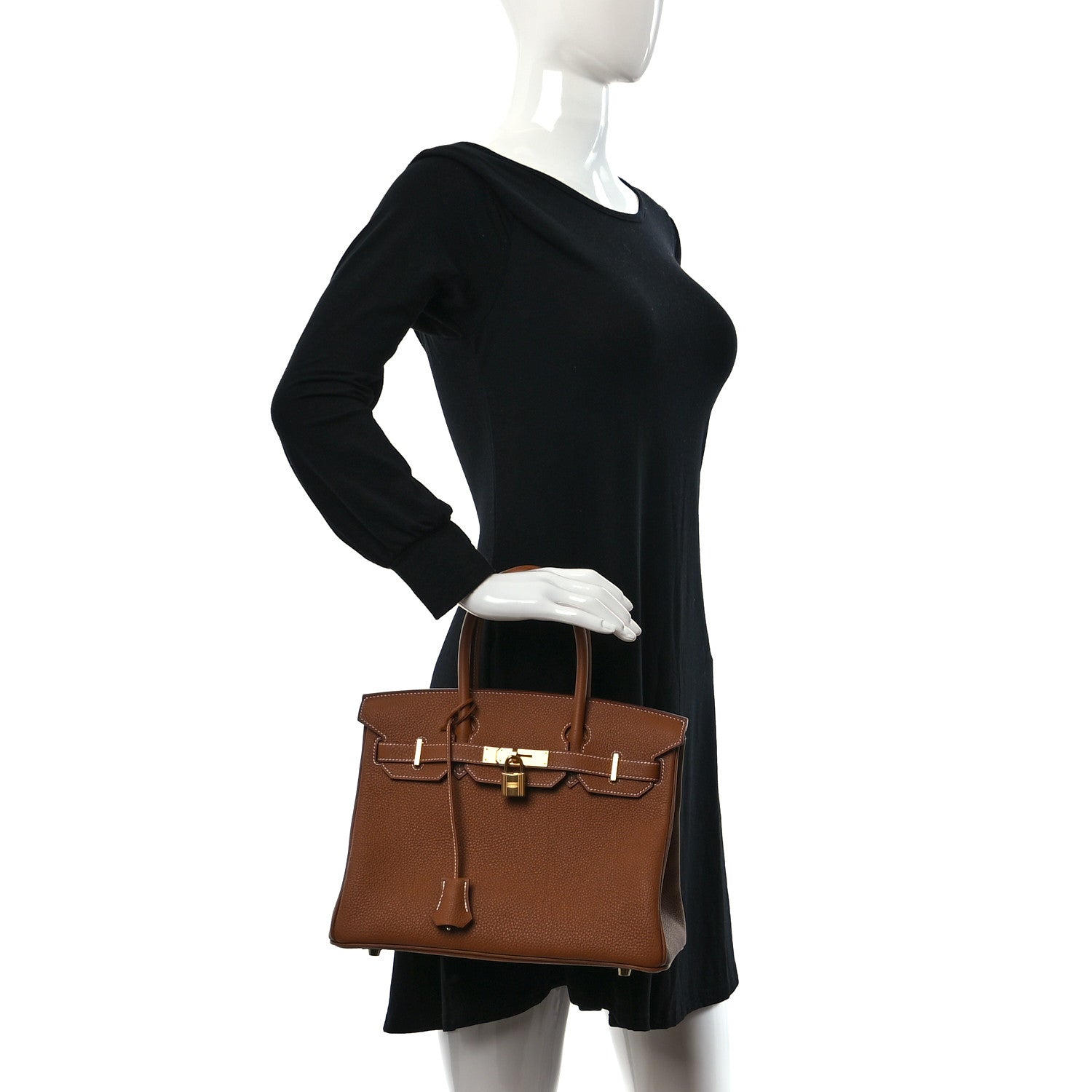 Hermes Togo BIRKIN 30 Gold 2 of 12