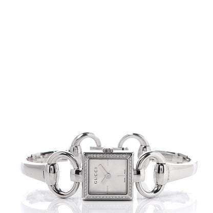 Gucci Stainless Steel Diamond 19mm Tornabuoni Quartz Watch 3 of 7