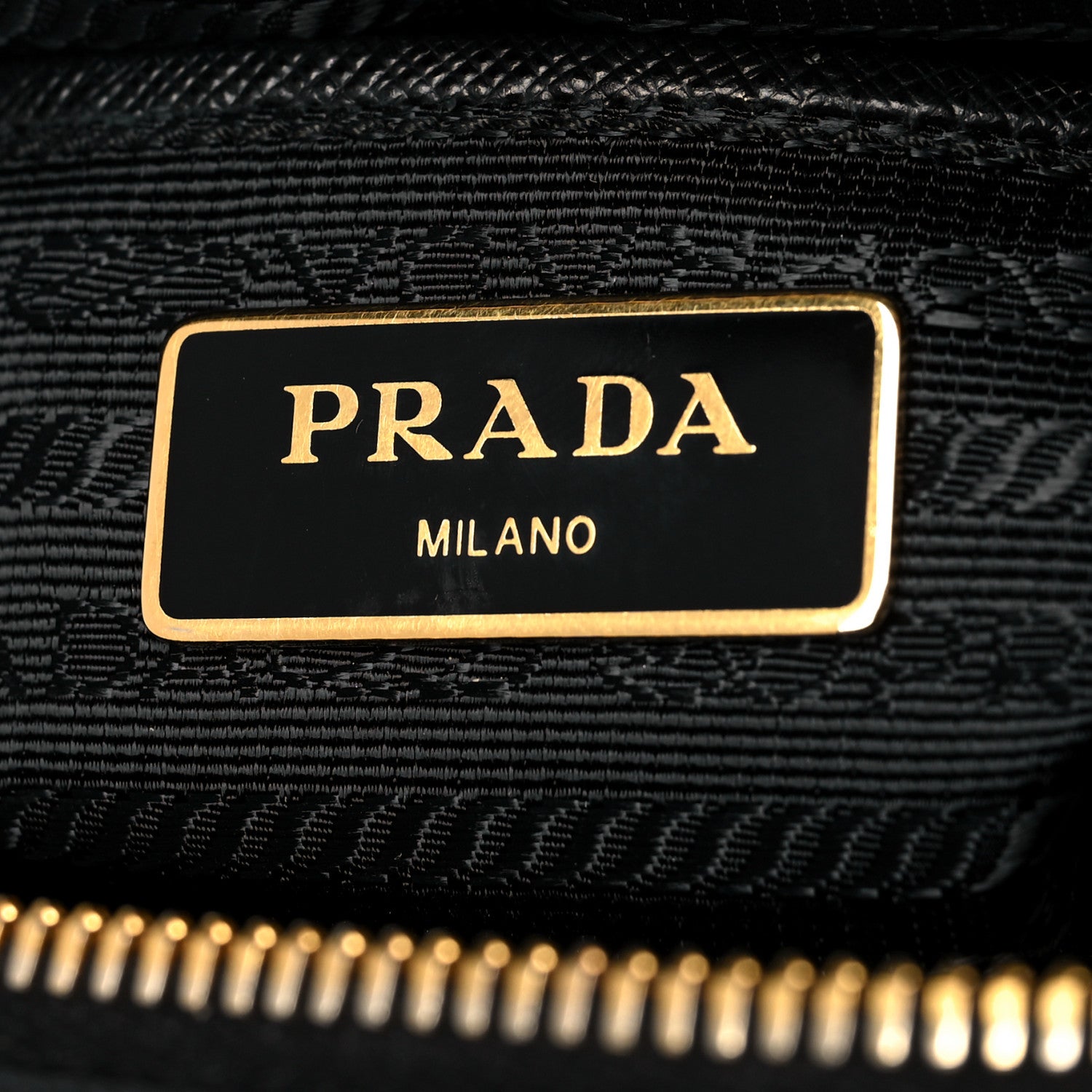 Prada Tessuto Nylon Saffiano Tote Black 5 of 8