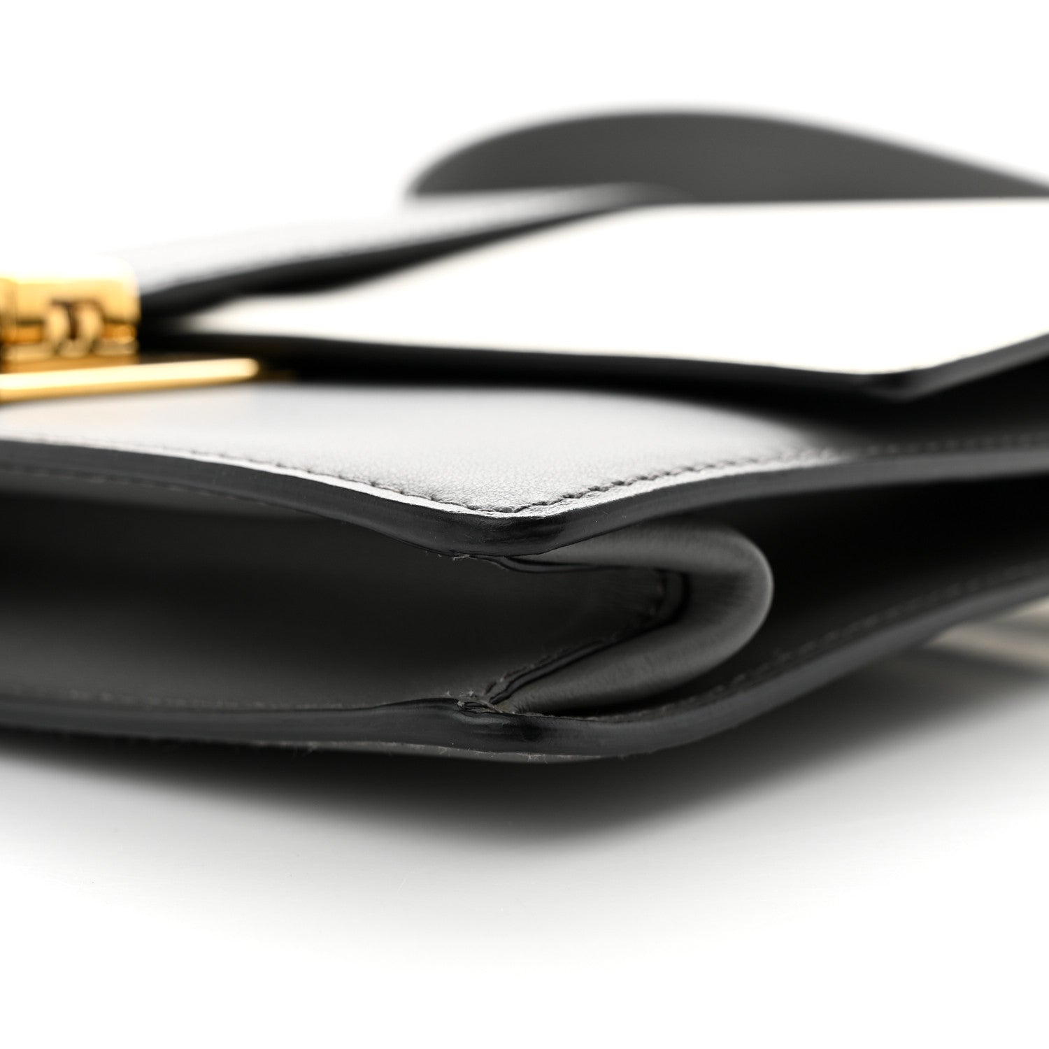 Prada City Calf Ribbon Bag Black Marmo Bianco 9 of 10