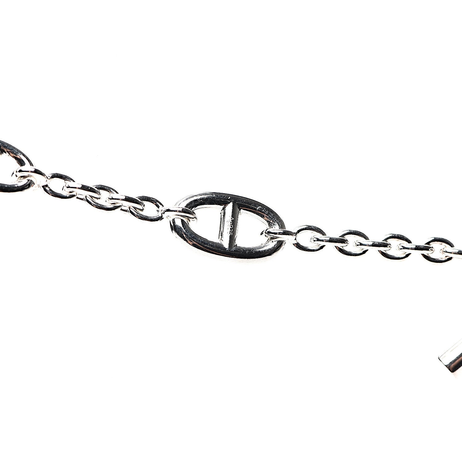Hermes Sterling Silver Farandole Necklace 80 3 of 5