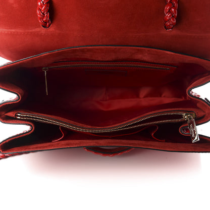 Valentino Garavani Patent Histoire Flap Red 4 of 12