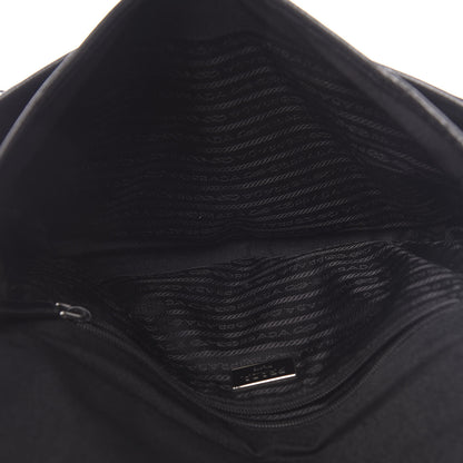 Prada Tessuto Nylon Messenger Bag Black 5 of 13