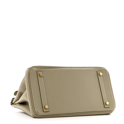 Hermes Taurillon Clemence Birkin 30 Sauge 4 of 12