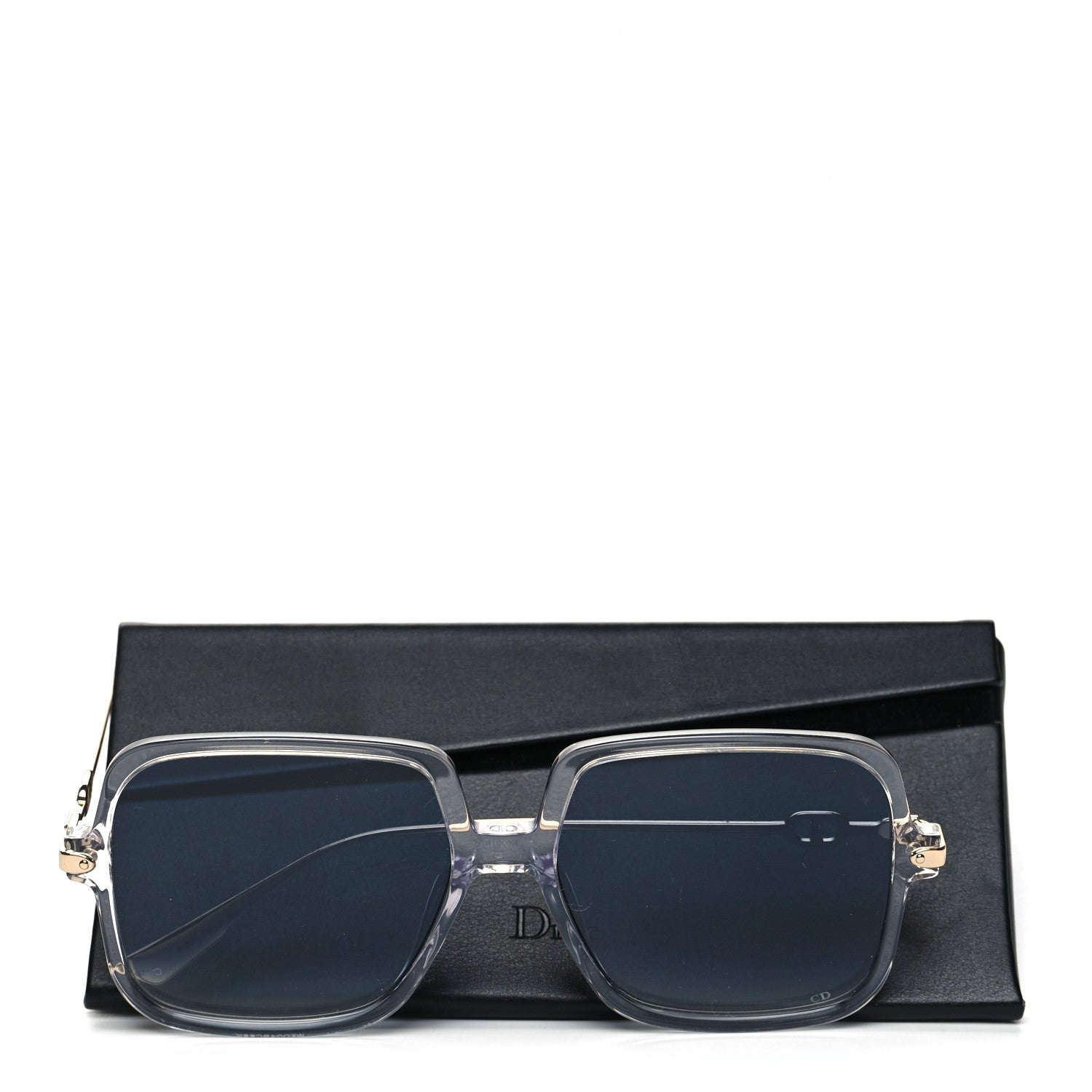 Christian Dior Acetate DiorLink 1 Sunglasses Blue Gold 9 of 9