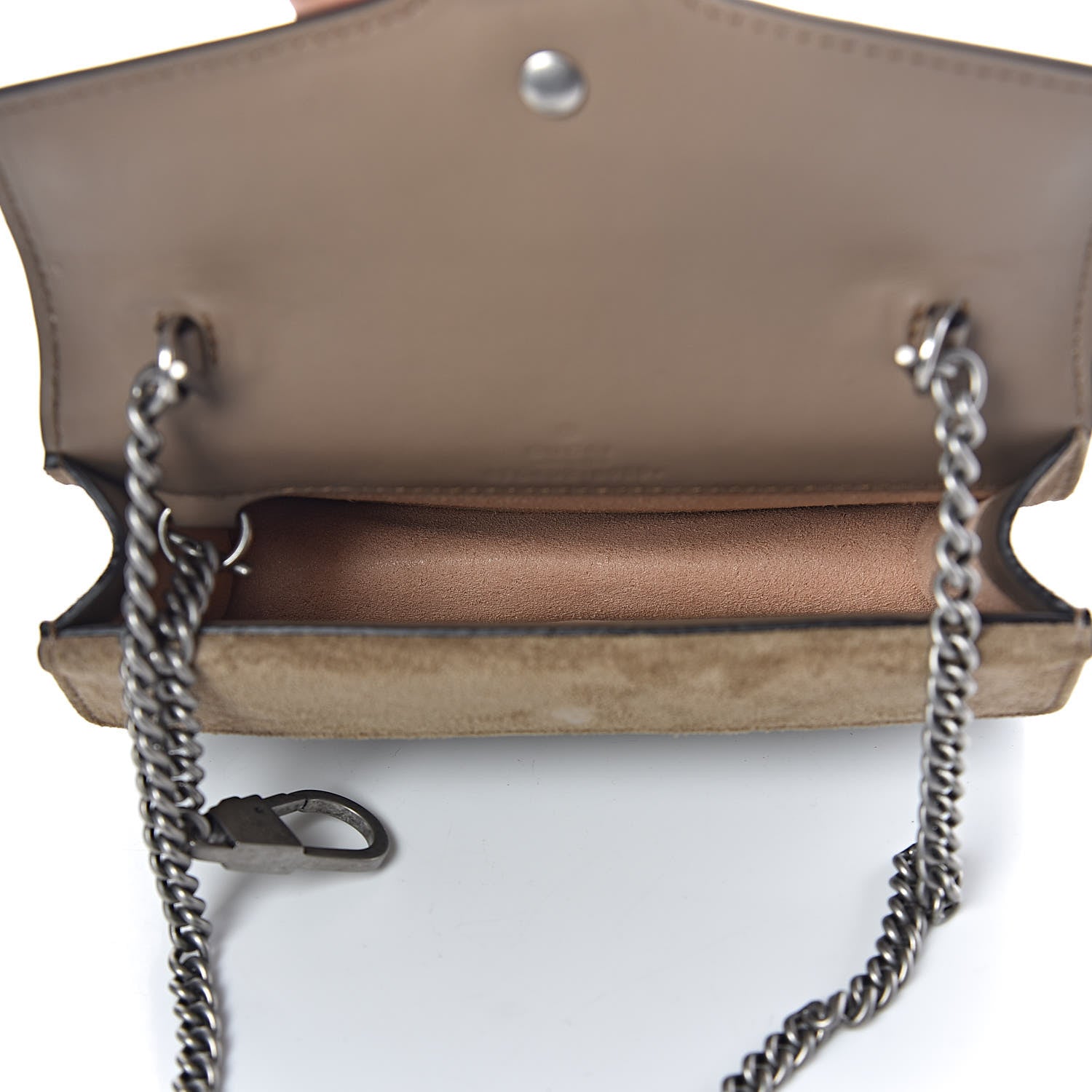 Gucci GG Supreme Monogram Super Mini Dionysus Shoulder Bag Taupe 5 of 10