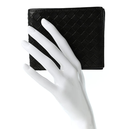 Bottega Veneta Nappa Intrecciato Bi-Fold Wallet Ebano 2 of 7
