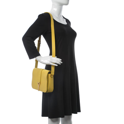 Saint Laurent Calfskin Classic Y Satchel Yellow 2 of 11