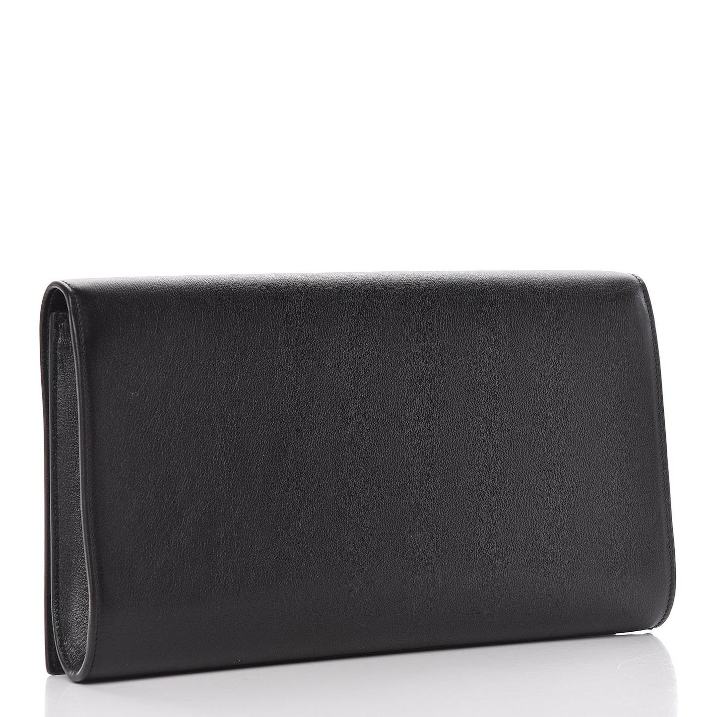 Calfskin Monogram Large Belle De Jour Clutch Black