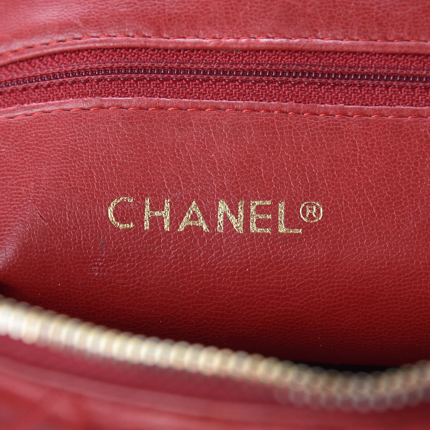 Lambskin Quilted Shoulder Bag Red