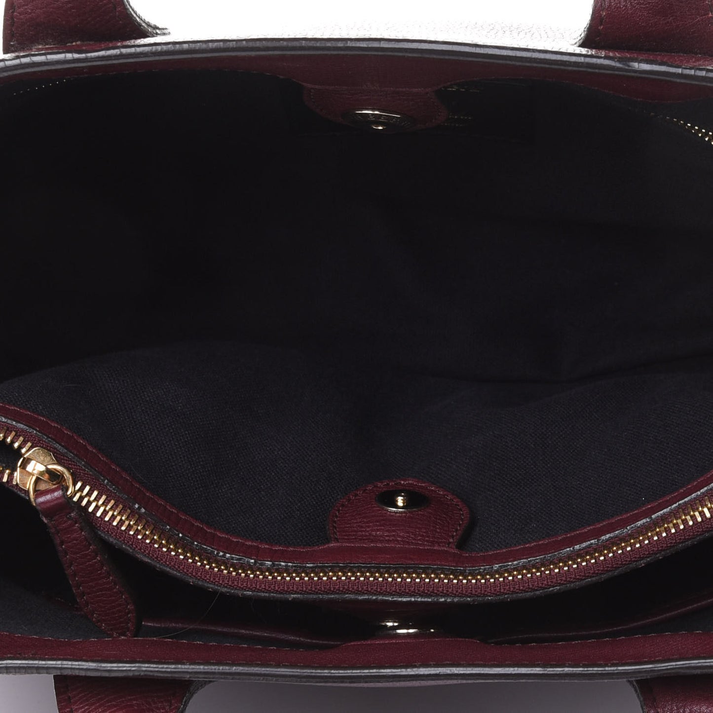 Grainy Calfskin House Check Medium Banner Tote Mahogany Red