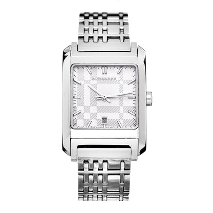 Burberry Stainless Steel 25mm Nova Check Quartz Watch BU1572 1 of 7