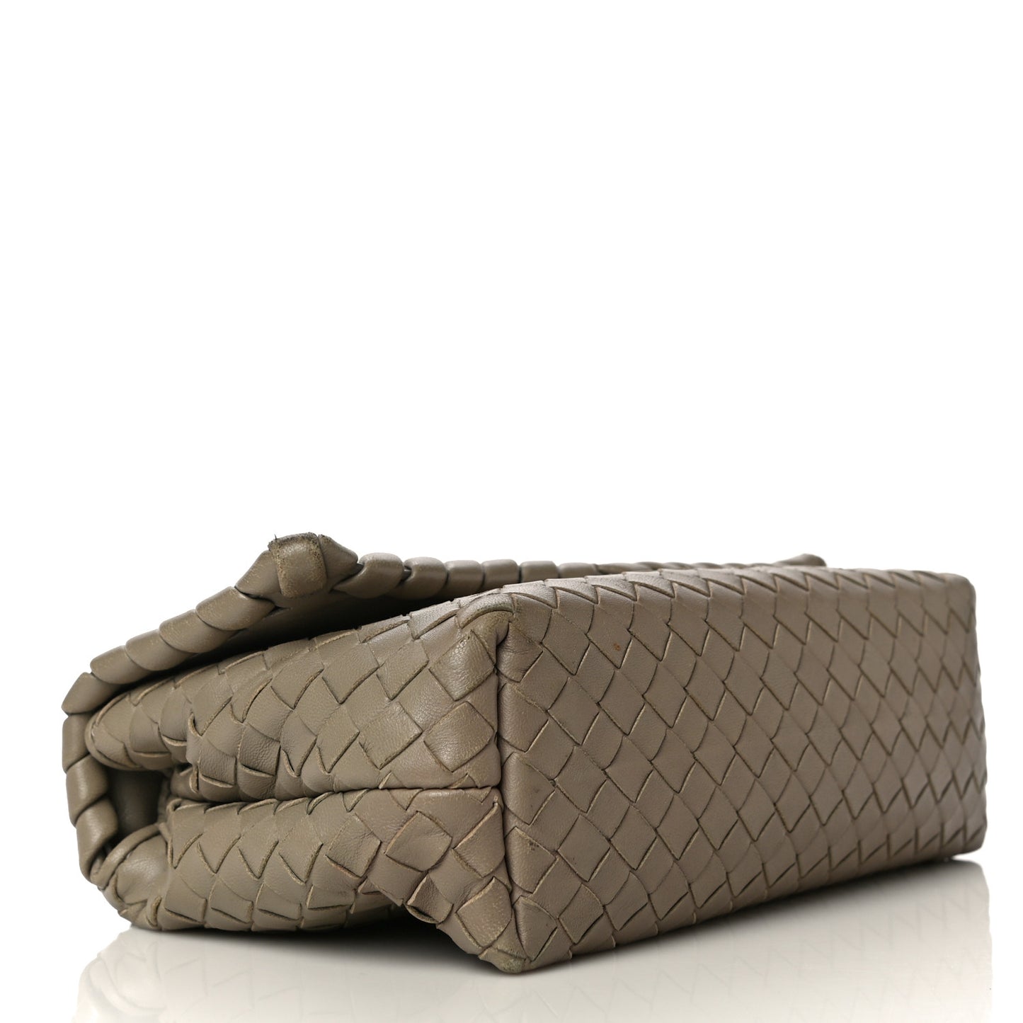 Nappa Intrecciato Baby Olimpia Shoulder Bag Mink