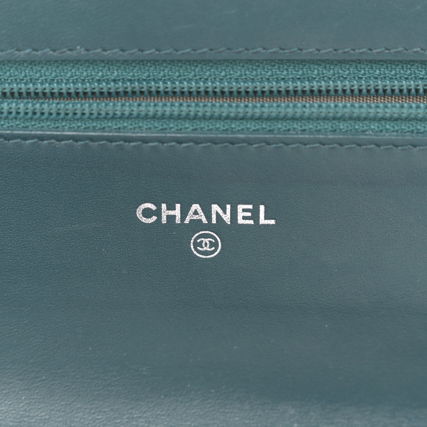 Velvet Quilted Boy Wallet On Chain WOC Teal