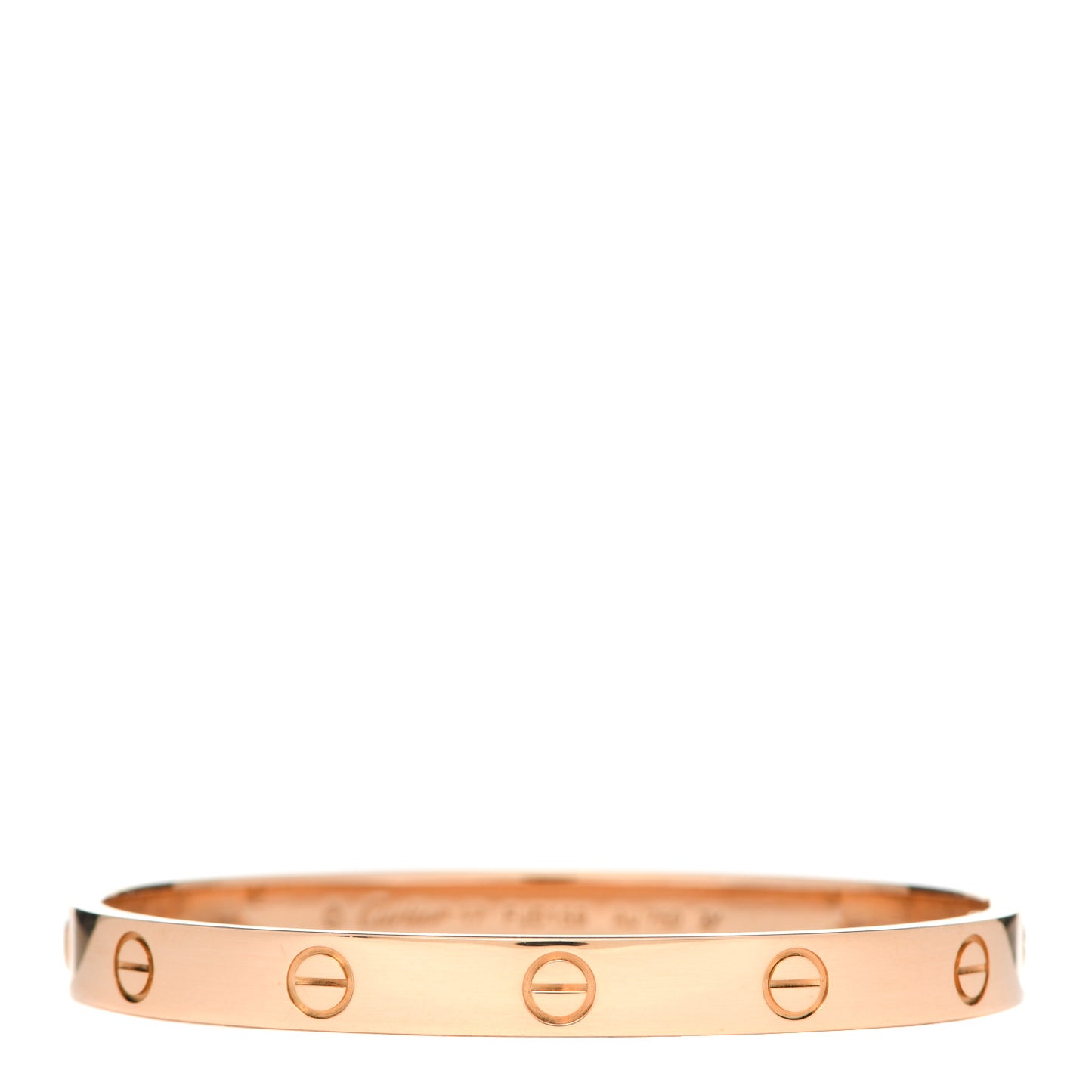 18K Pink Gold LOVE Bracelet 17