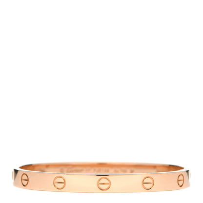 Cartier 18K Pink Gold LOVE Bracelet 17 1 of 6
