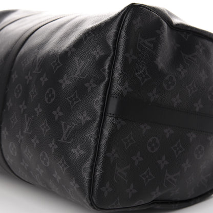 Louis Vuitton Monogram Eclipse Keepall Bandouliere 55 6 of 13