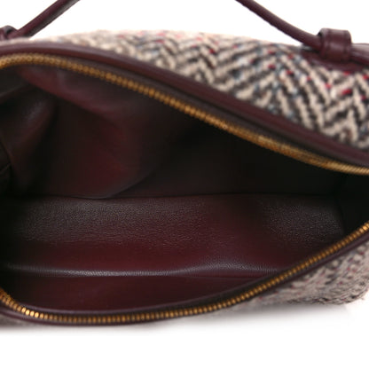 Loro Piana Cashmere Virgin Wool Extra Bag L19 Oxblood 5 of 9