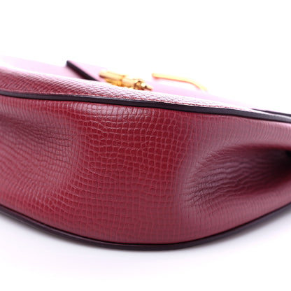 Chloe Grained Calfskin Lambskin Mini Bi-Color Drew Shoulder Bag Fuchsia Plum Purple 8 of 10