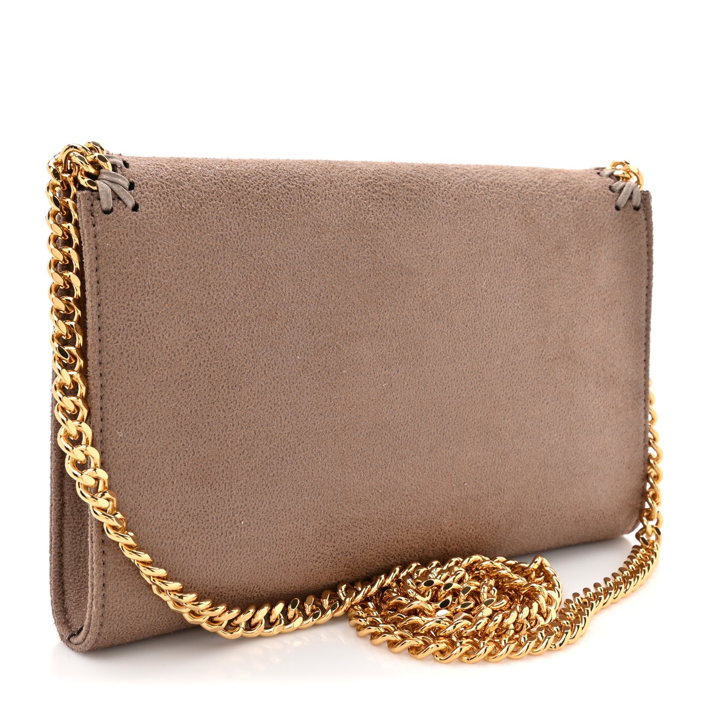 Shaggy Deer Mini Falabella Crossbody Bag Beige