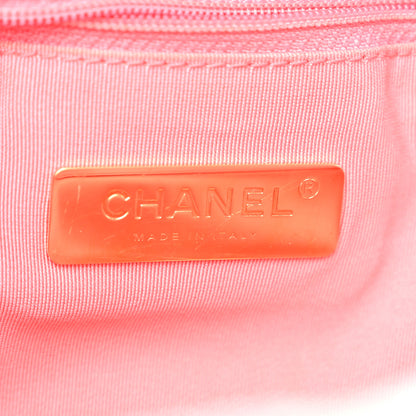 Chanel Metallic Tweed Quilted Large Chanel 19 Flap Pink 6 of 11