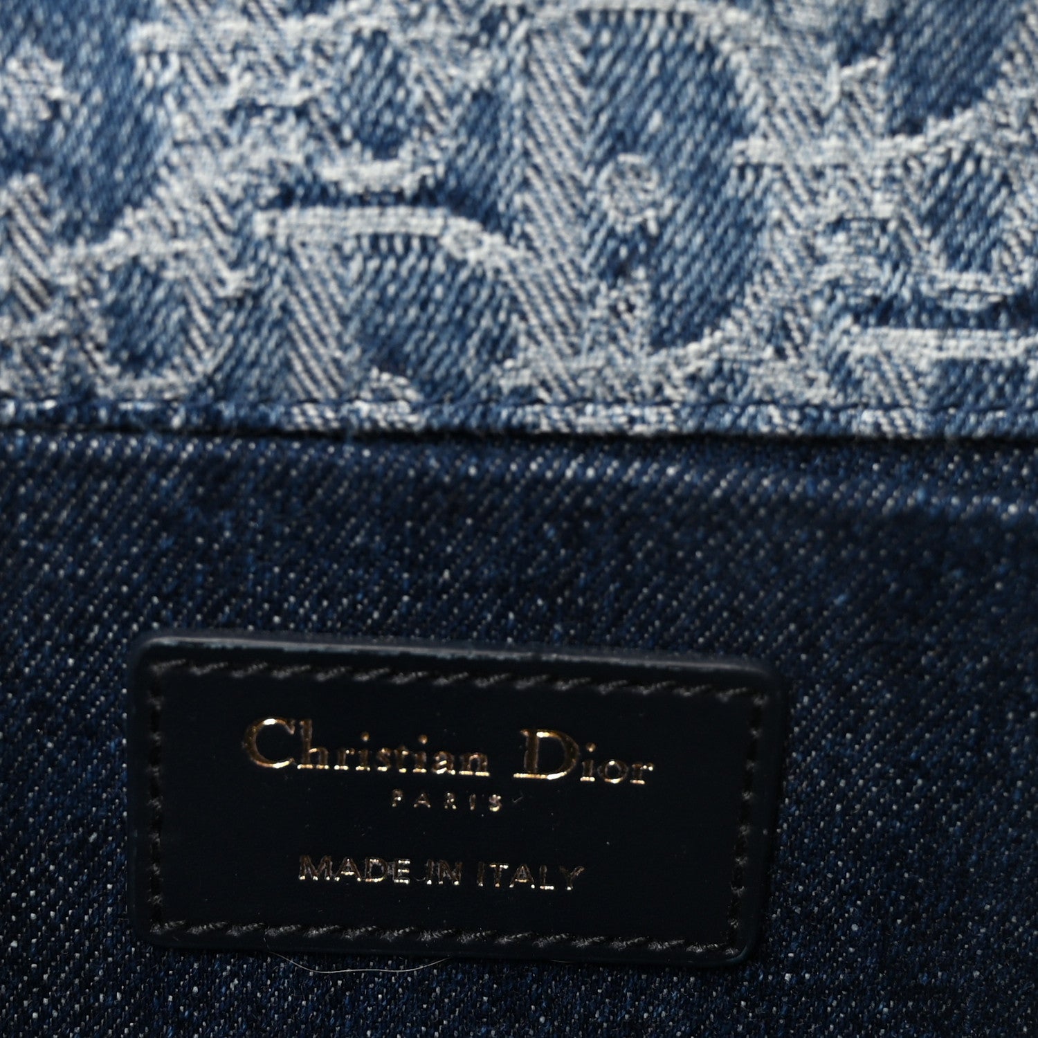Christian Dior Denim Oblique 30 Montaigne East West Chain Flap Bag 6 of 10