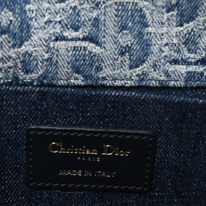 Christian Dior Denim Oblique 30 Montaigne East West Chain Flap Bag 6 of 10