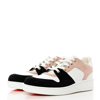 Hermes Suede Goatskin Calfskin Free Sneakers 38 Multicolor Rose Opaline 5 of 16