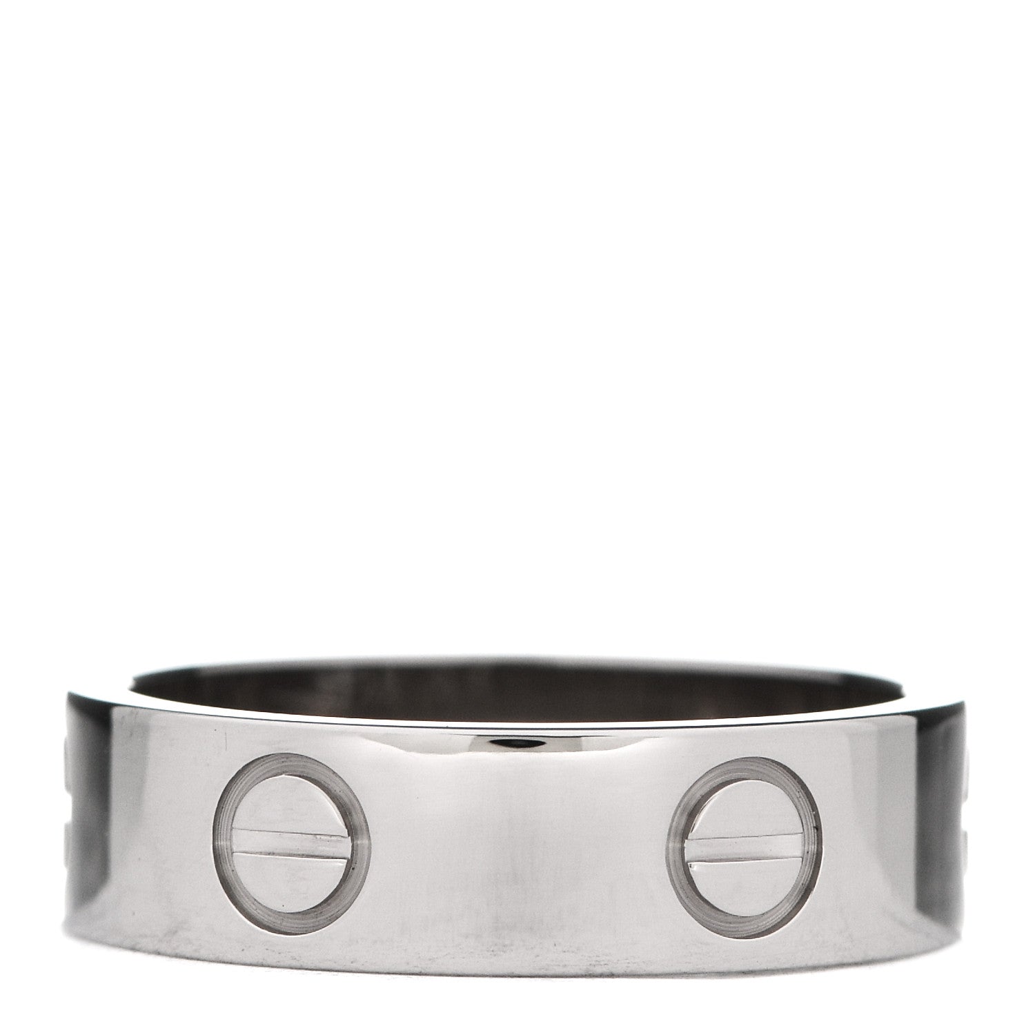 Cartier 18K White Gold 5.5mm LOVE Ring 54 7 3 of 4