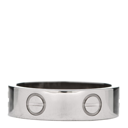 Cartier 18K White Gold 5.5mm LOVE Ring 54 7 3 of 4