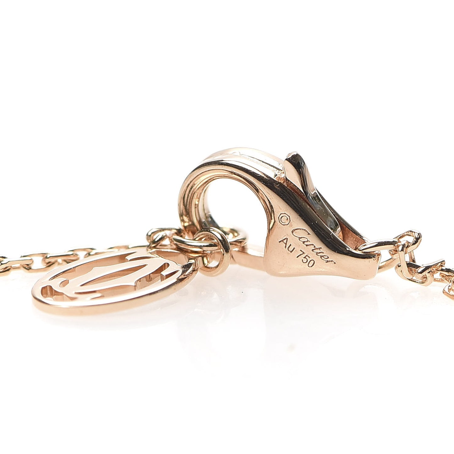 18K Pink Gold Diamond XS D'Amour Pendant Necklace