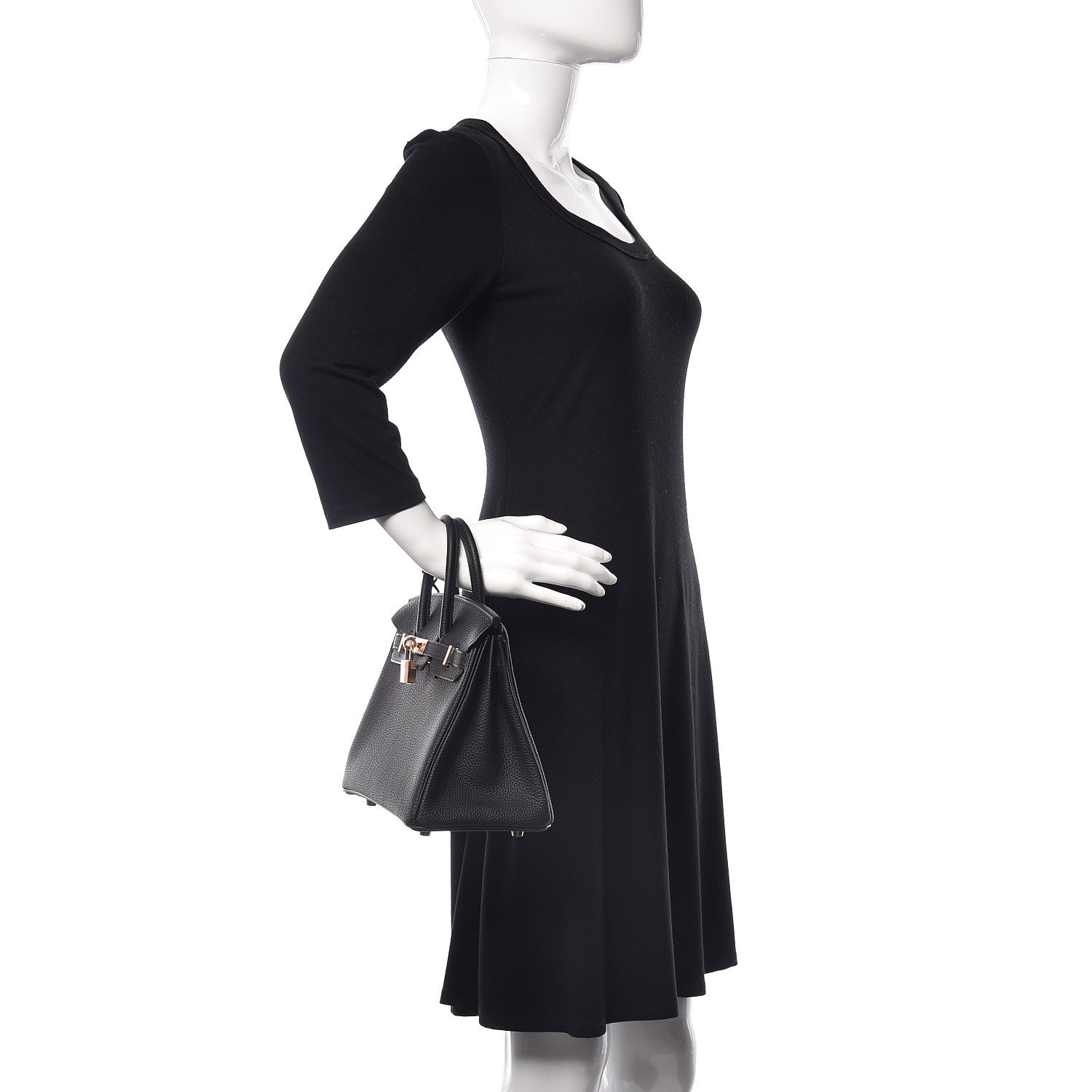 Hermes Togo Birkin 25 Black 2 of 37