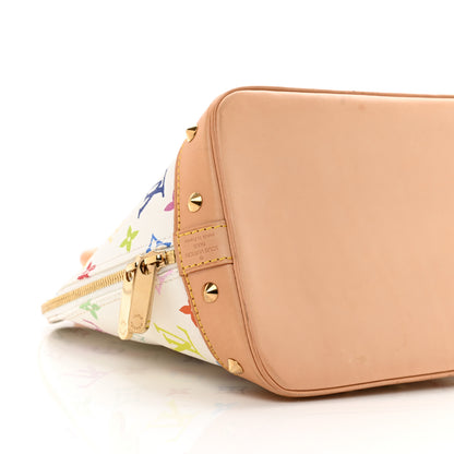 Louis Vuitton Monogram Multicolor Alma White 8 of 9