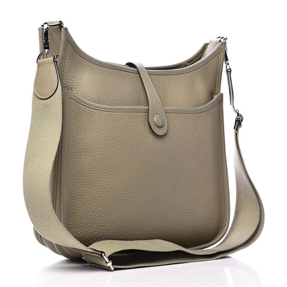 Hermes Taurillon Clemence Evelyne III PM Sauge 3 of 11