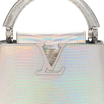 Louis Vuitton Iridescent Lizard Capucines Mini 7 of 10
