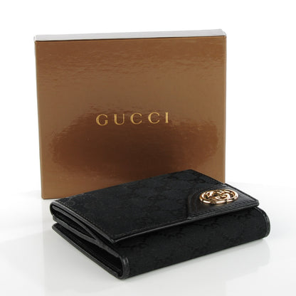 Gucci Monogram New Britt French Wallet Black 4 of 7