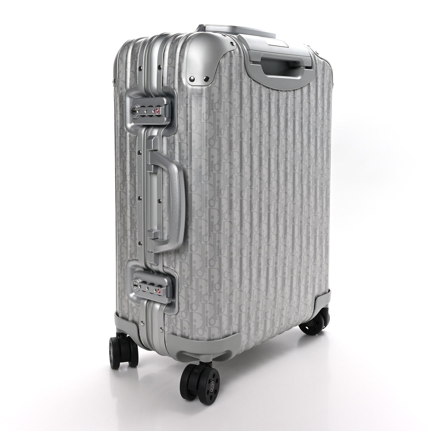 X RIMOWA Aluminum Gradient Cabin Luggage Silver