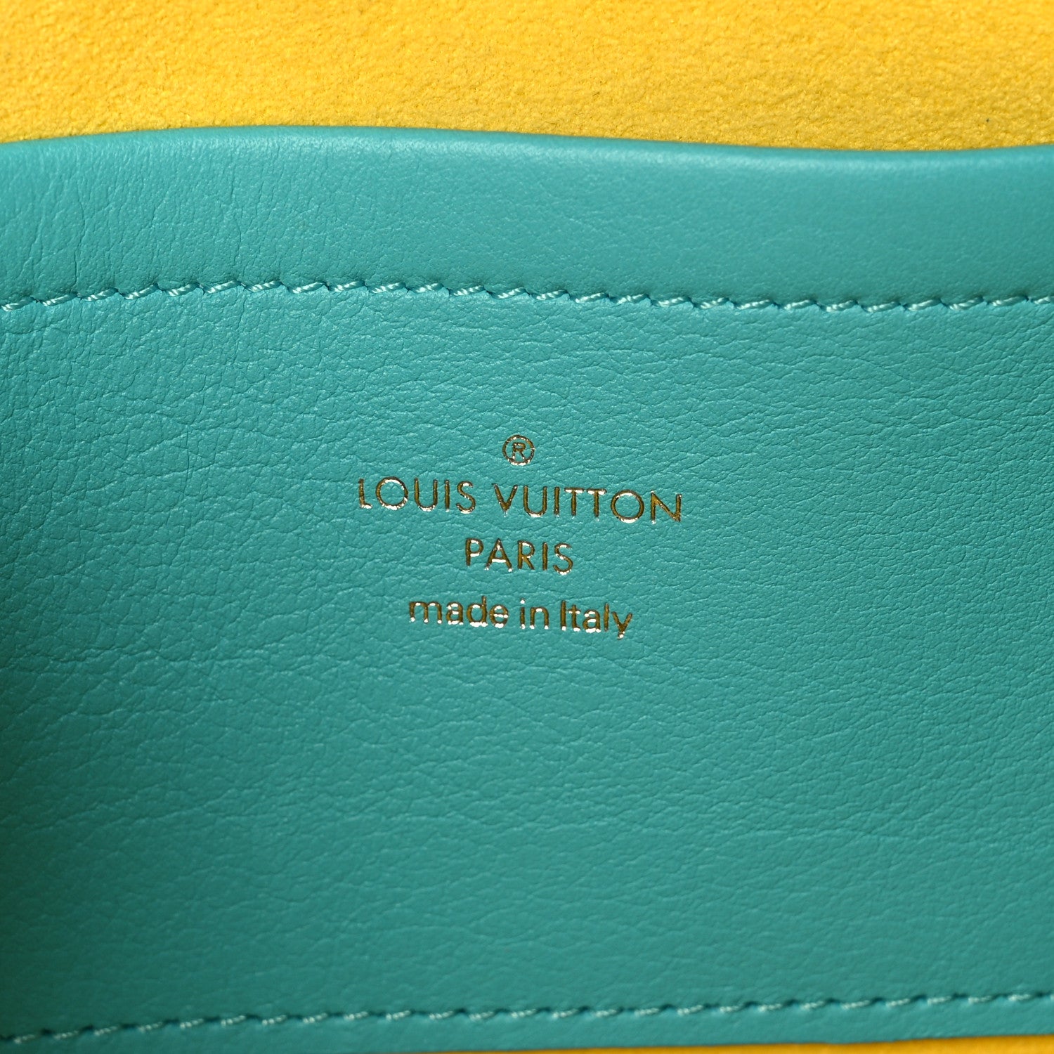 Louis Vuitton Calfskin Embossed Monogram Vuittamins Utility Crossbody Menthe Jaune 6 of 9