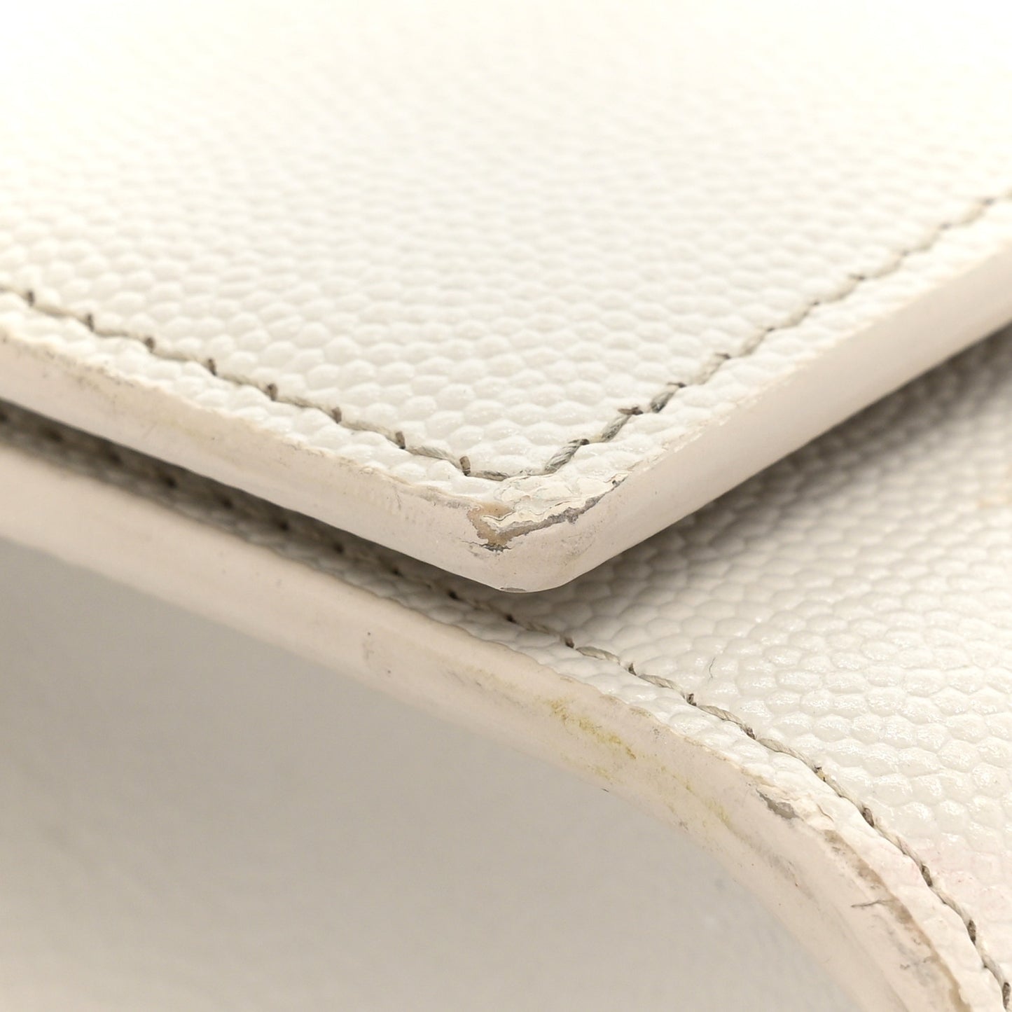 Grain De Poudre Small Monogram Kate Satchel Icy White