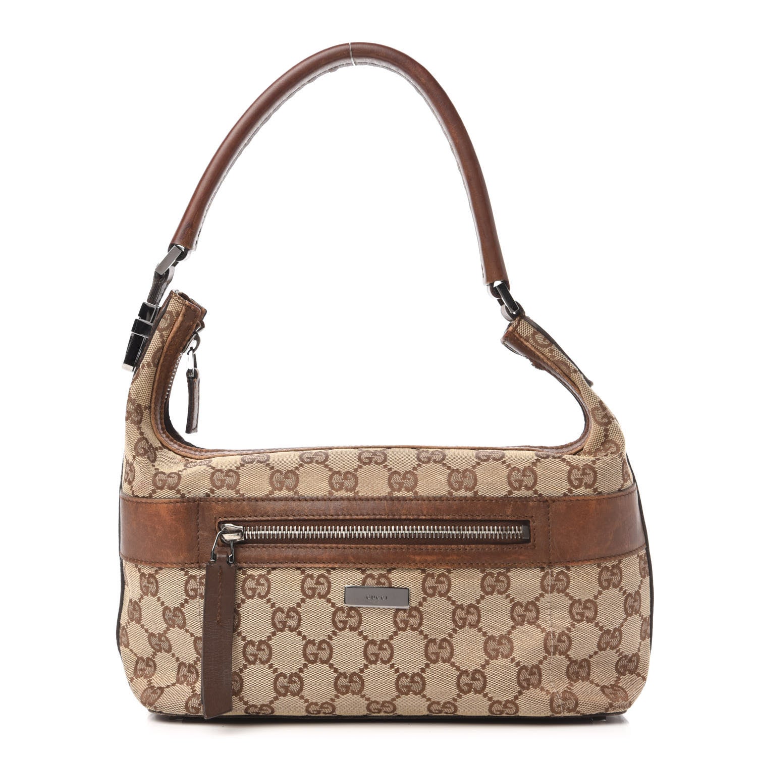 Gucci Monogram Pochette Brown 1 of 10