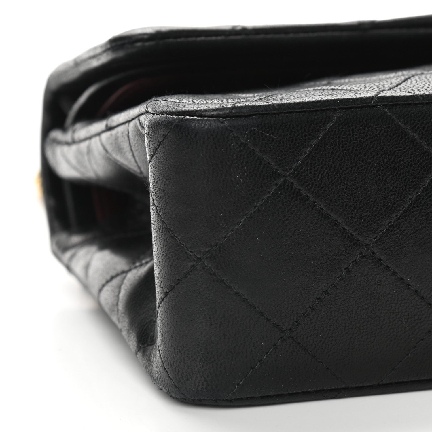 Chanel Lambskin Quilted Small Double Flap Black 9 of 10